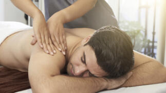 Masaje de descarga o antiestrés